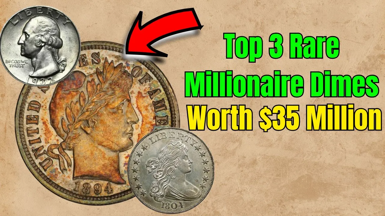 Top 3 Rare Millionaire Dimes